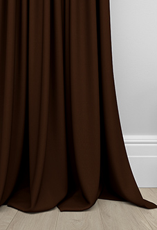 Faux Suede, Dark Chocolate - Made to Measure Curtains